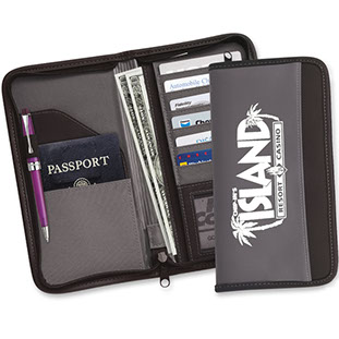 Most popular travel document holder in grey. Ticket holder, passport holder
