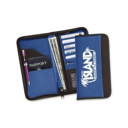 Document holders for sale to the travel industry